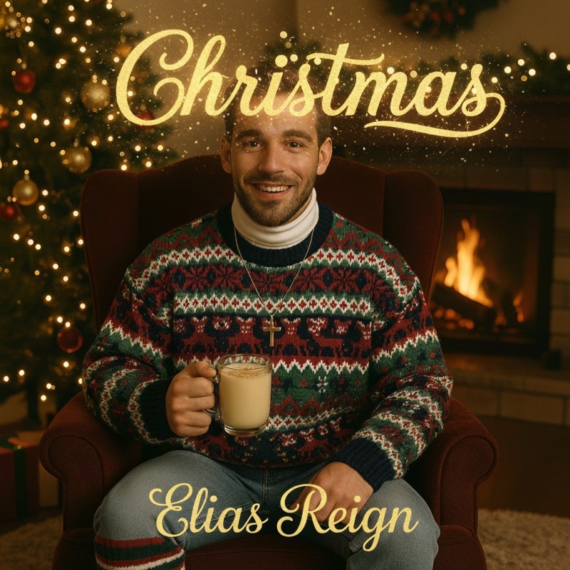 Christmas album cover